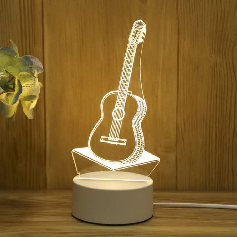 Wooden Base Acrylic LED Night Light
