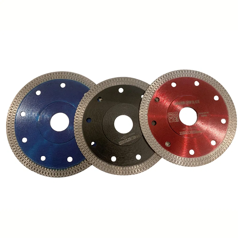 Hot Sale 105/110/115/125mm Ultra Thin Turbo Diamond Saw Blade for Tile Porcelain Ceramic Cutting