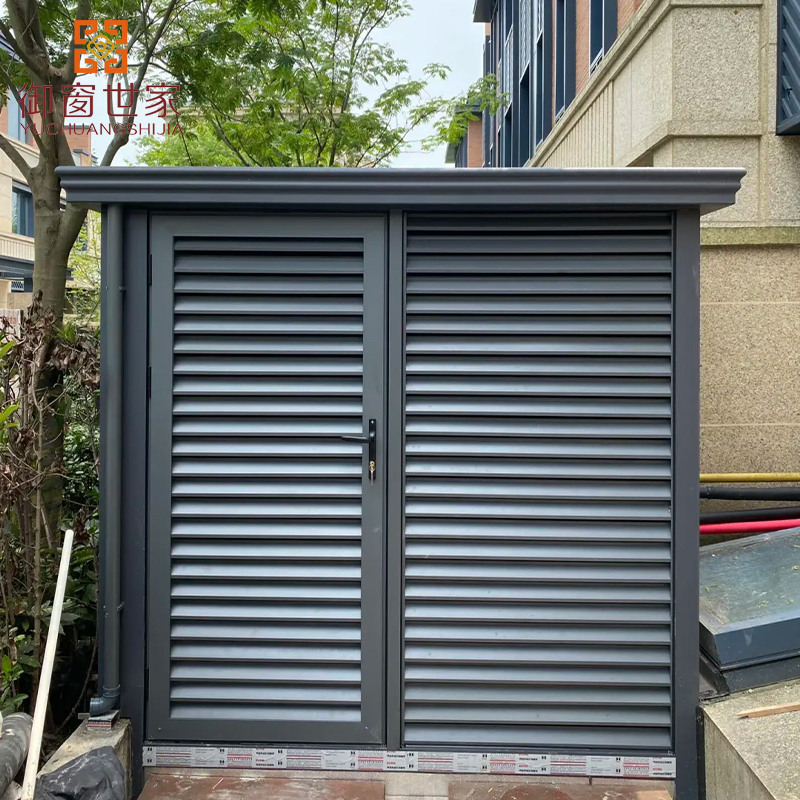 Modern Outdoor Aluminum Air Conditioner Perforated Shutters Air Conditioner Louver
