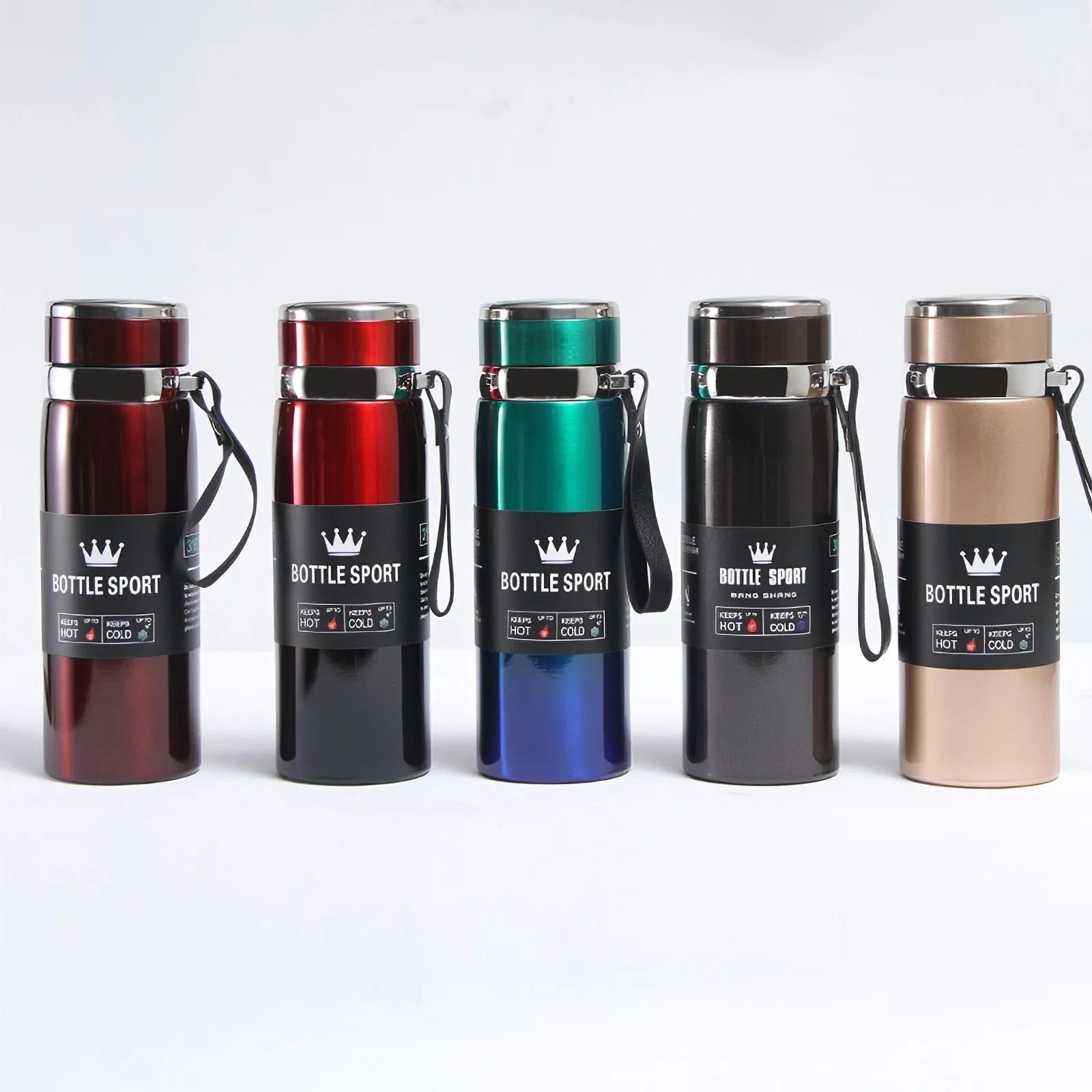 Outdoor Sports Water Portable Large Capacity Space Cup 316 Stainless Steel Thermos Customized Logo Wholesale 600ml 800ml 1000ml