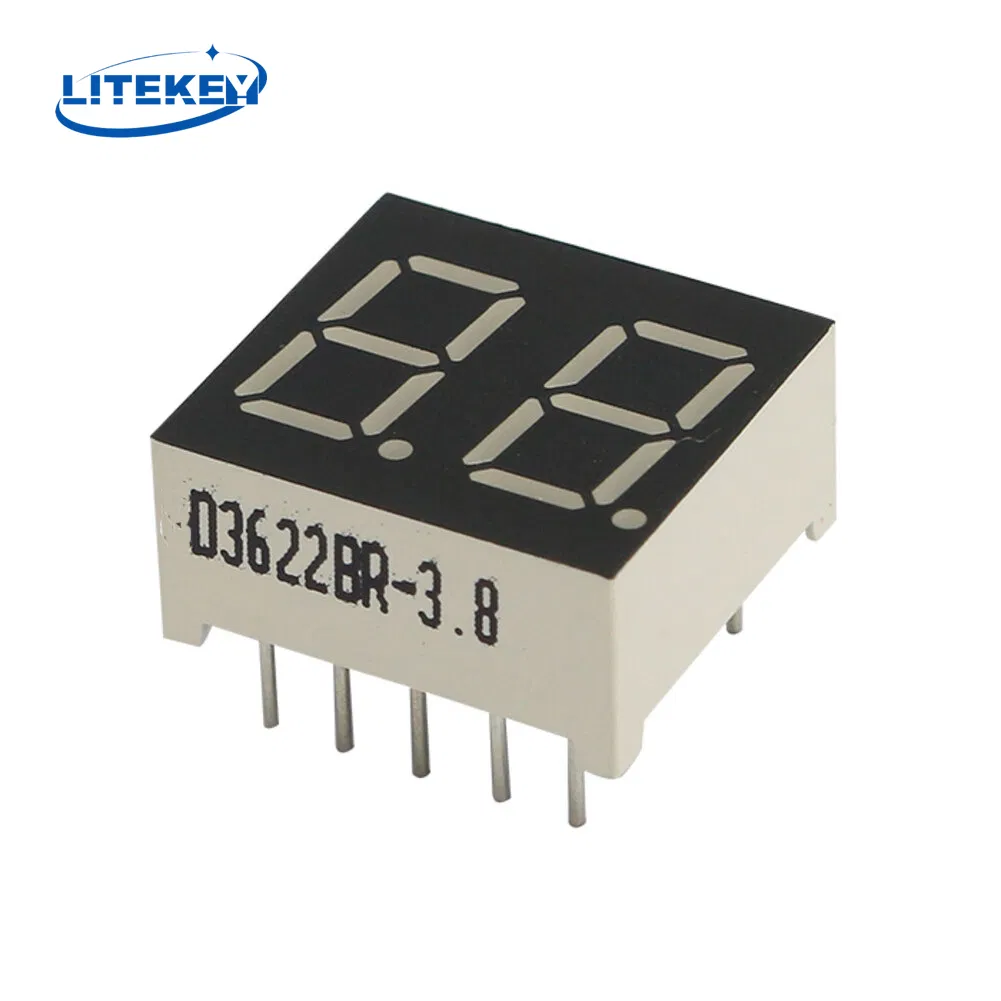 0.36 Inch Dual Digit 7 Segment LED Display with RoHS From Expert Manufacturer