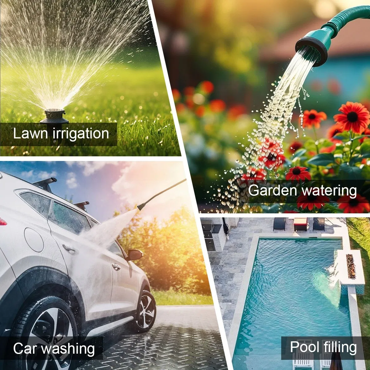 Garden Automatic Watering System 2 Outlets Drip Irrigation Controller Water Timer Hct-326