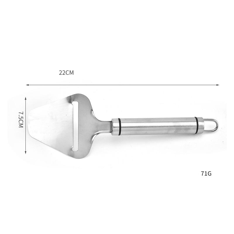 Kit Ss 430 Hardware Hand Manual Stainless Steel Block Table Cheese Slicer Shovel for Bread 'cheese