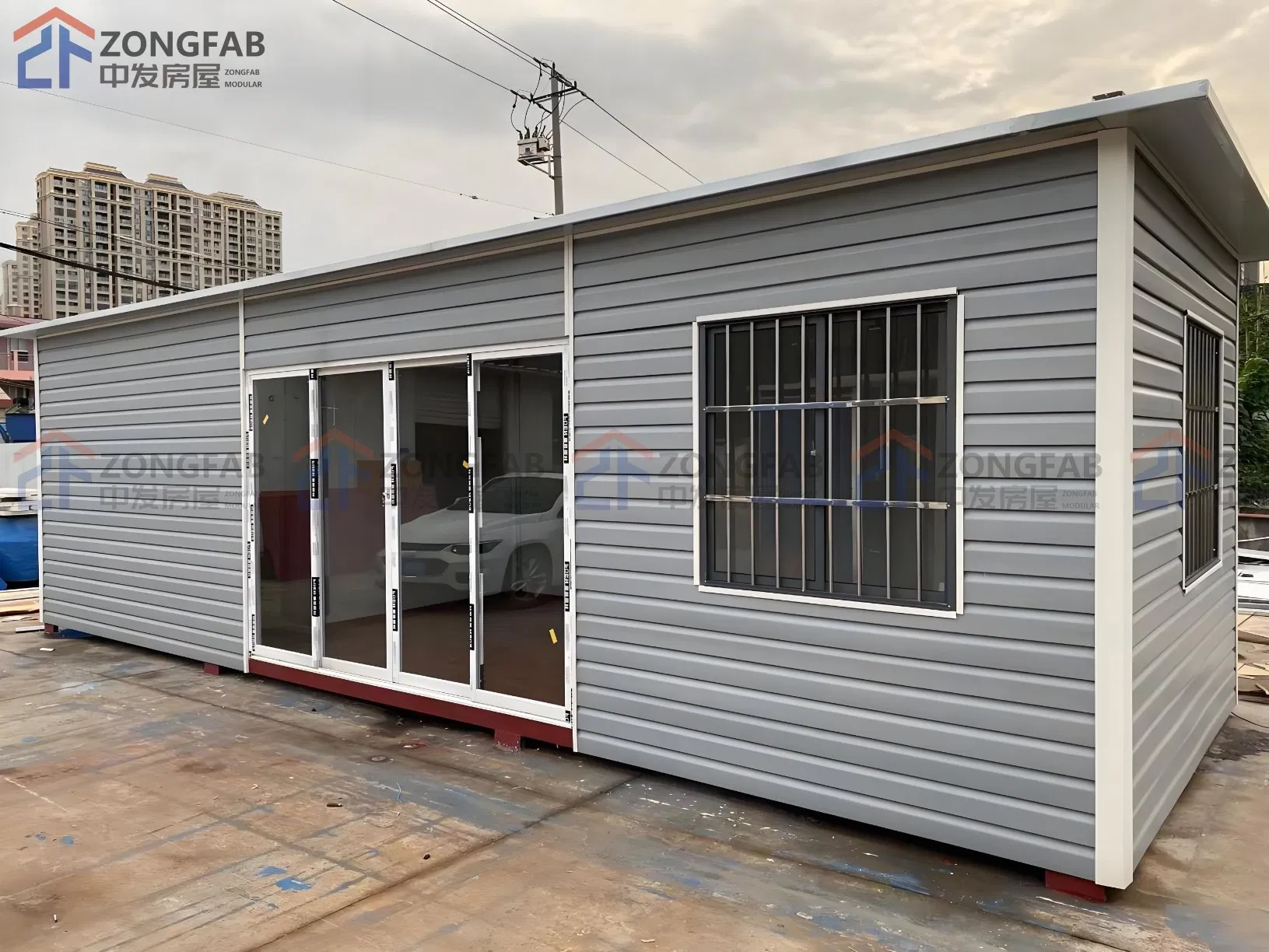 Thermal Insulation Foam Sandwich Panel Board House Resort Temporary Shelter in Disaster Area