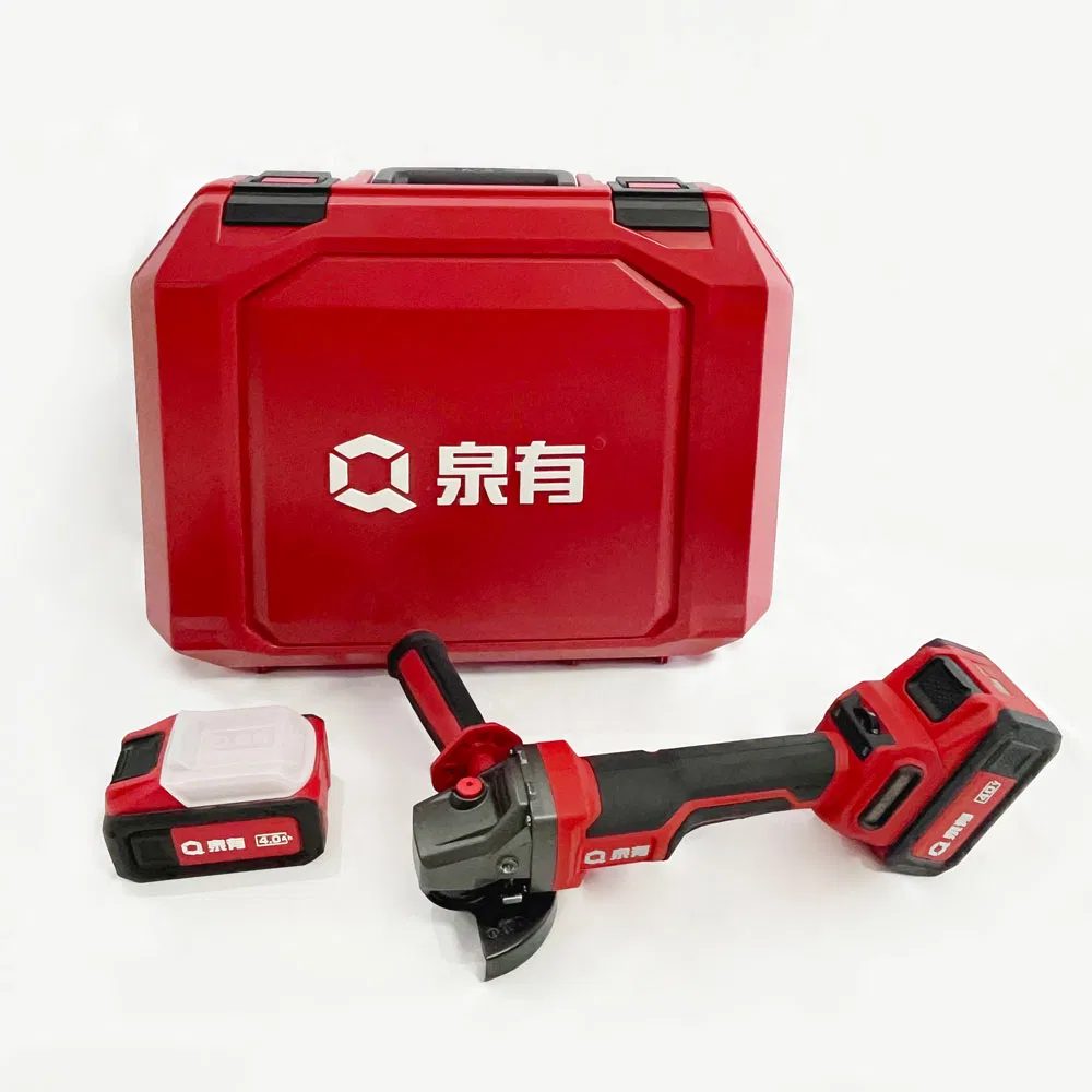 Qy-9600 100mm Brushless Cordless Angle Grinder with 40V Power