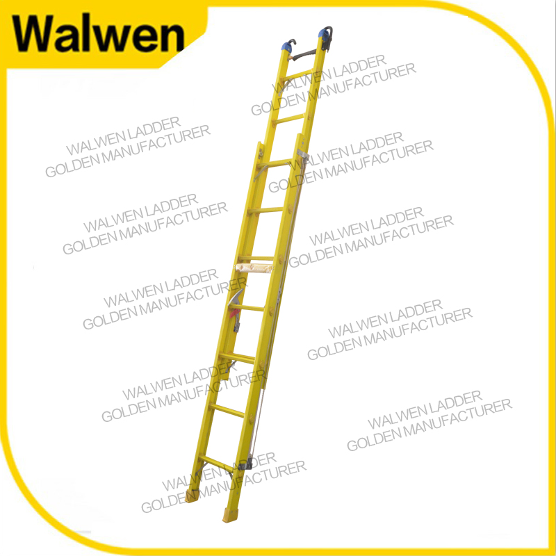 Made in China Safety Use Entire Fiberglass Fully Insulated Extension Ladder