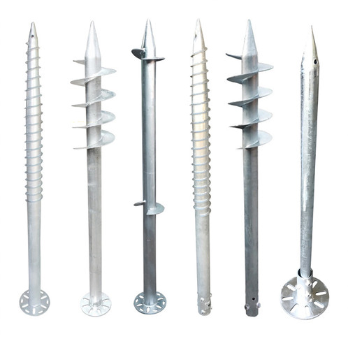 Galvanized Solar Ground Screws Pile for Solar Mounting System