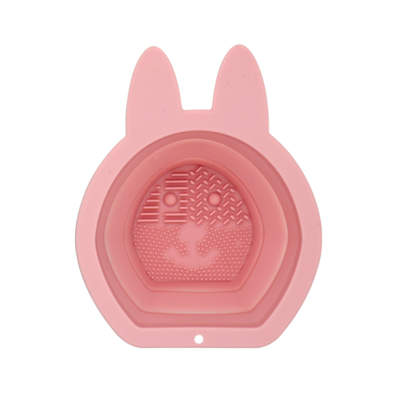 Travel Size Silicone Makeup Brush Cleaning Tool Makeup Clean
