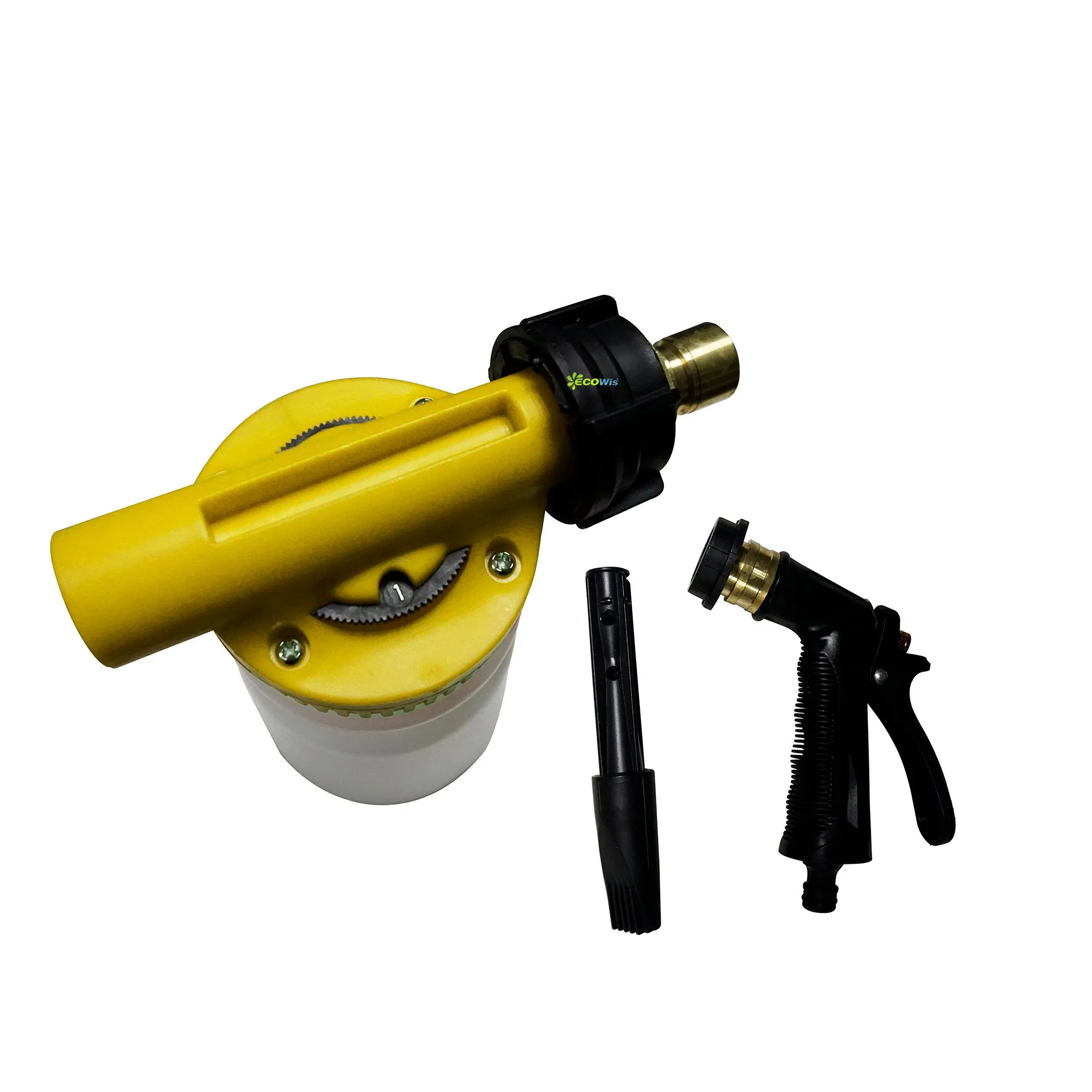 0.9 Liter Detergent Mixing Window Cleaning Car Washing Hydro Foam Sprayer with Brass Connecting