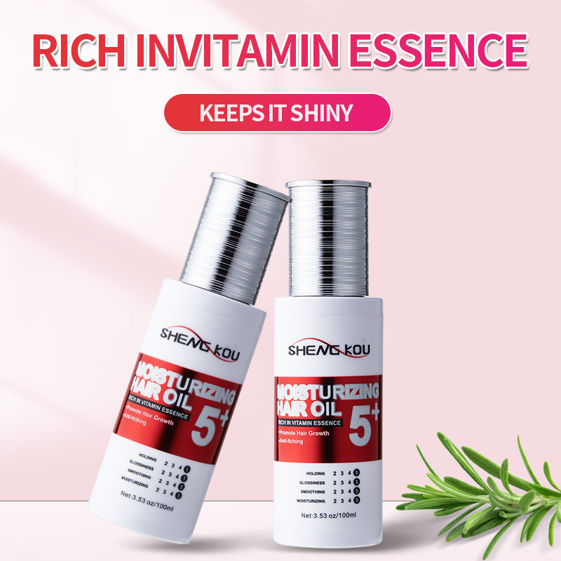 Private Label Vitamin Essence Anti-Itching Scalp Care Hair Treatment Shiny Smooth Hair Oil