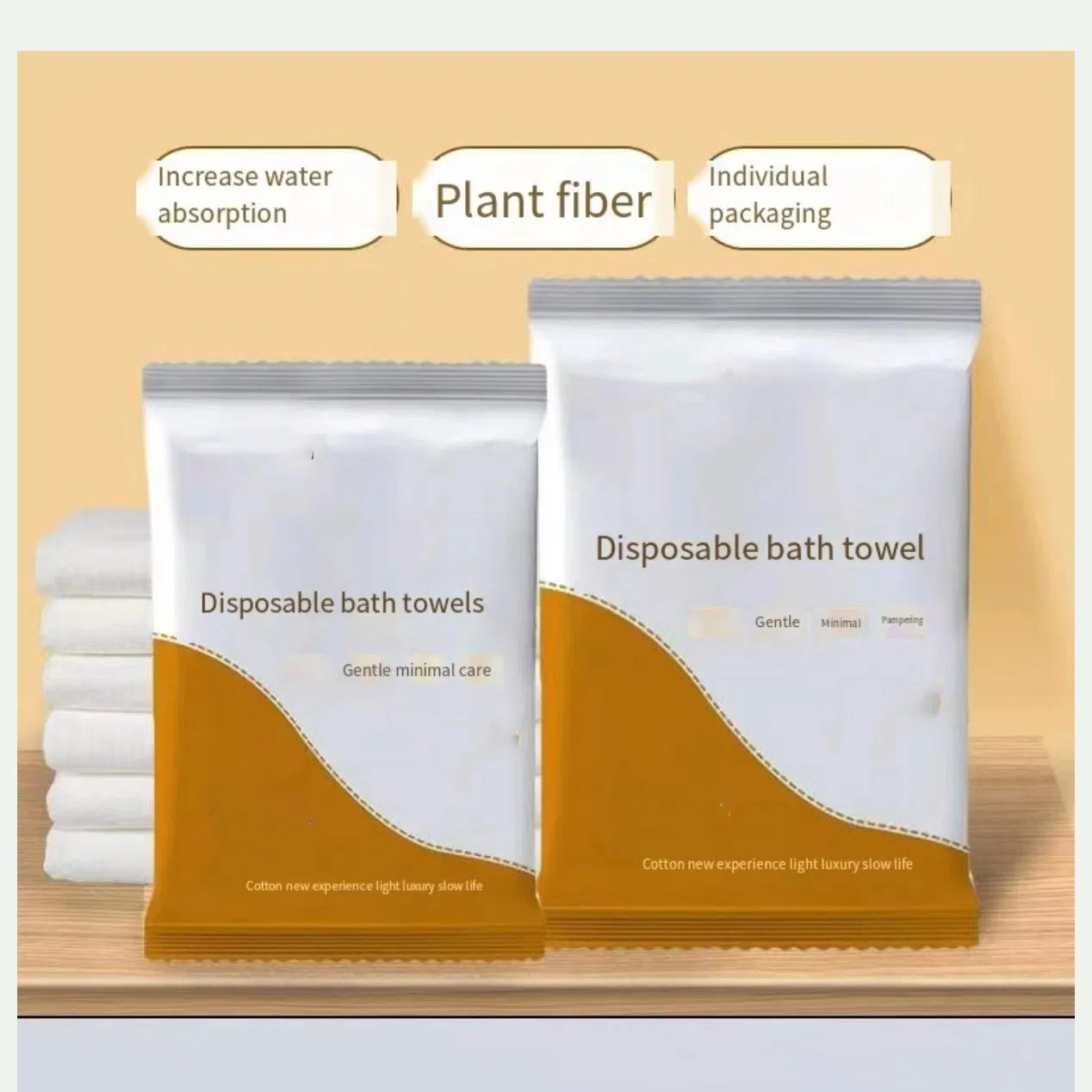 OEM Custom Size Disposable Magic Coin Hotel Wholesale Compressed Bath Towel