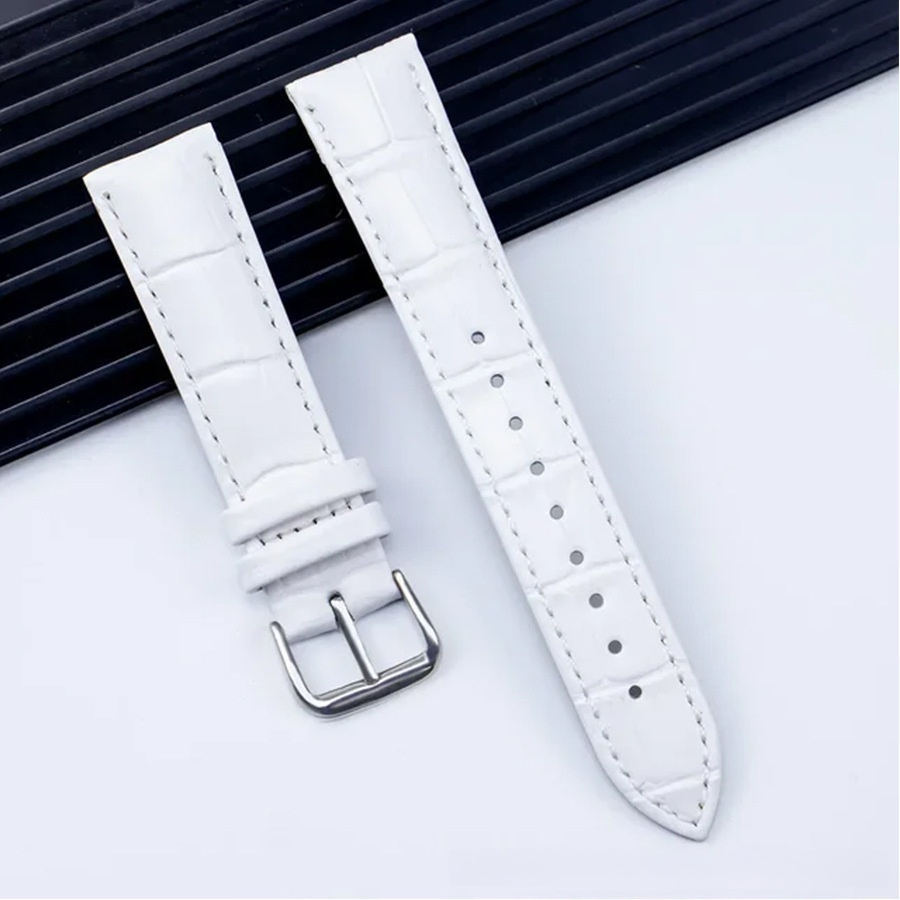 OEM Custom Design Good Quality Bamboo-Grain Leather Strap 20/22mm Watch Band