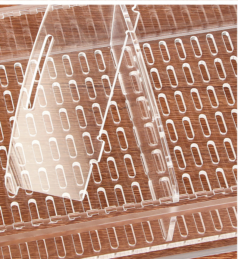 Free-Assembly Transparent Acrylic Cigar Display Storage Case Box