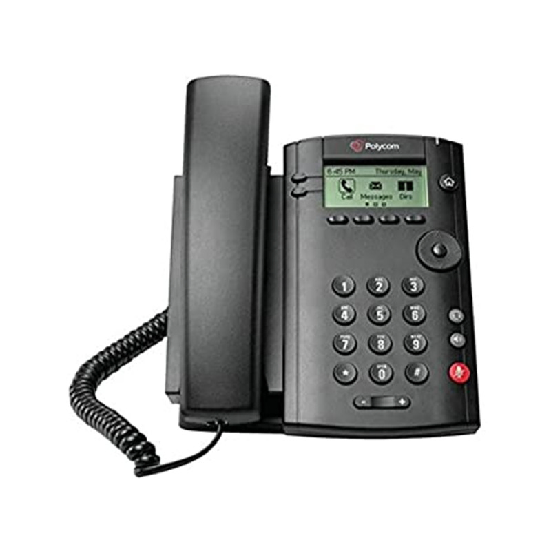 An affordable and reliable single line IP desk phone Polycom VVX 101 Business Media Phone Polycom VVX 101 Business Media Phone