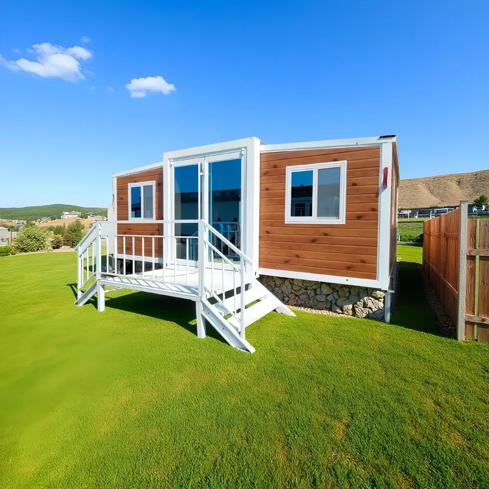 Heat Insulation Foldable Prefab Container House Convenient Single Expandable Container House