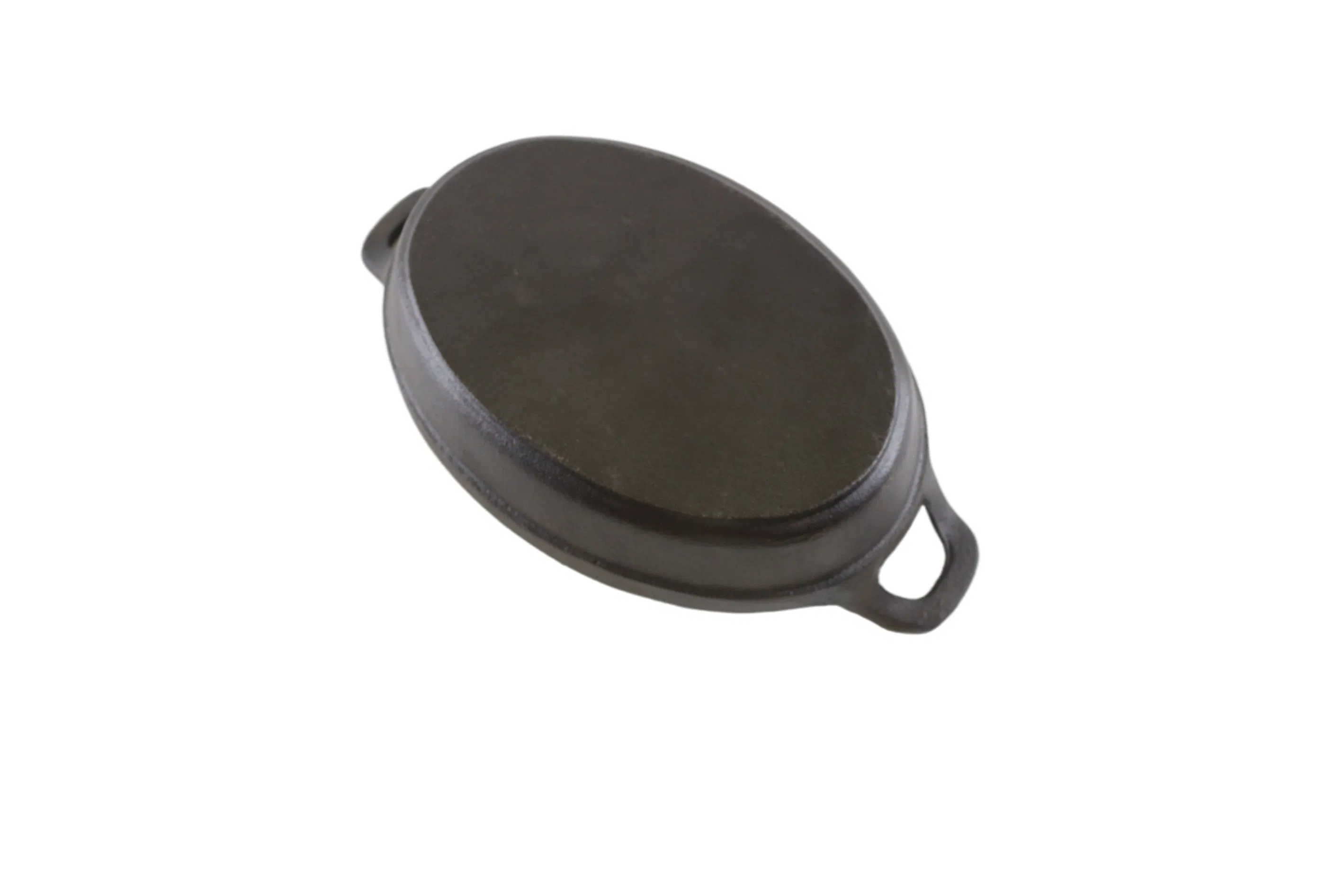 Чугунная сковорода-гриль с двумя ручками