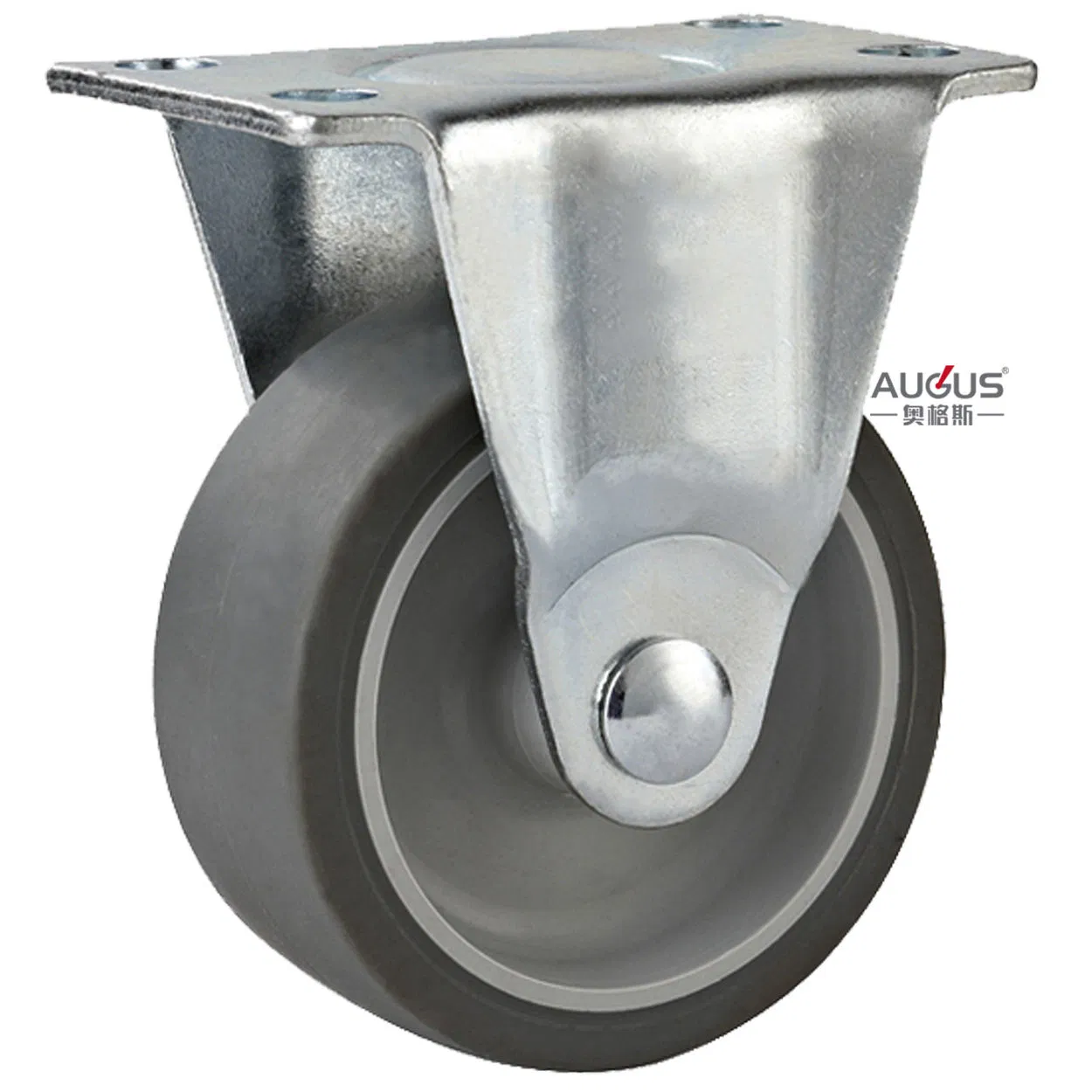 3 Inch Light Duty Caster TPR Silent Casters Plate Swivel Customized Any Size