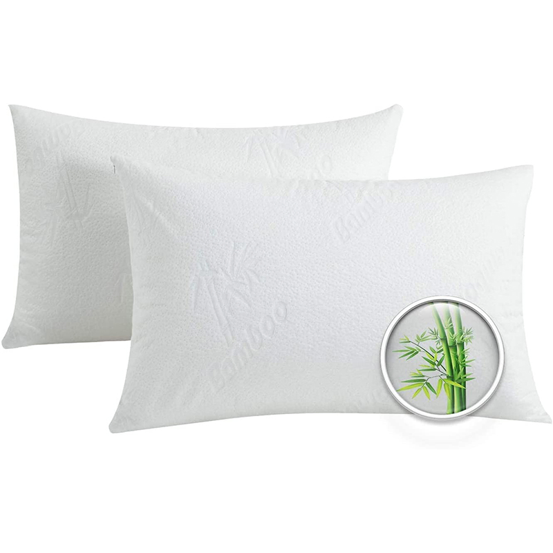 High Quality Breathable Ultra Soft Bamboo Pillow Cases Waterproof Pillow Protectors with Zipper
