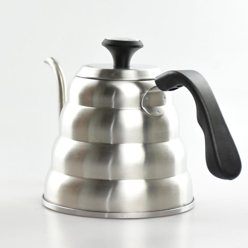 Gooseneck Kettle Coffee Pour Over with Built-in Thermometer Stainless Steel Pots Wbb13851
