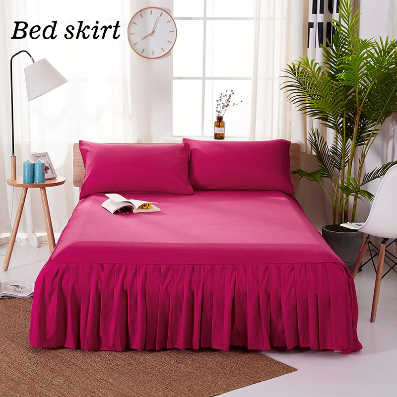Easy to Put on, Wrinkle Free Dust Ruffles, Frame Cover Bed Skirt