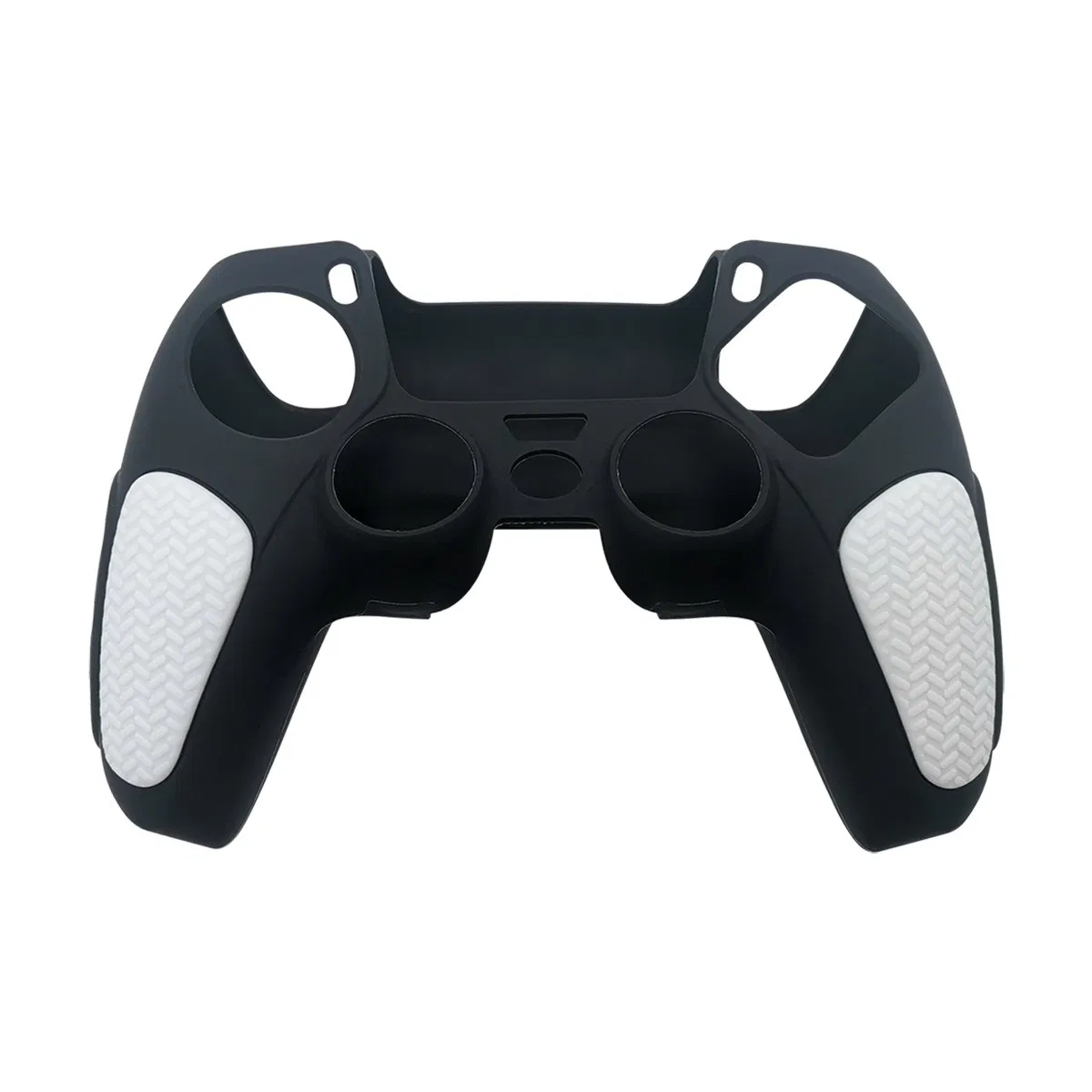 New Anti-Slip Texture Two-Tone Silicone Protective Cover Case Shell for PS5 Controller