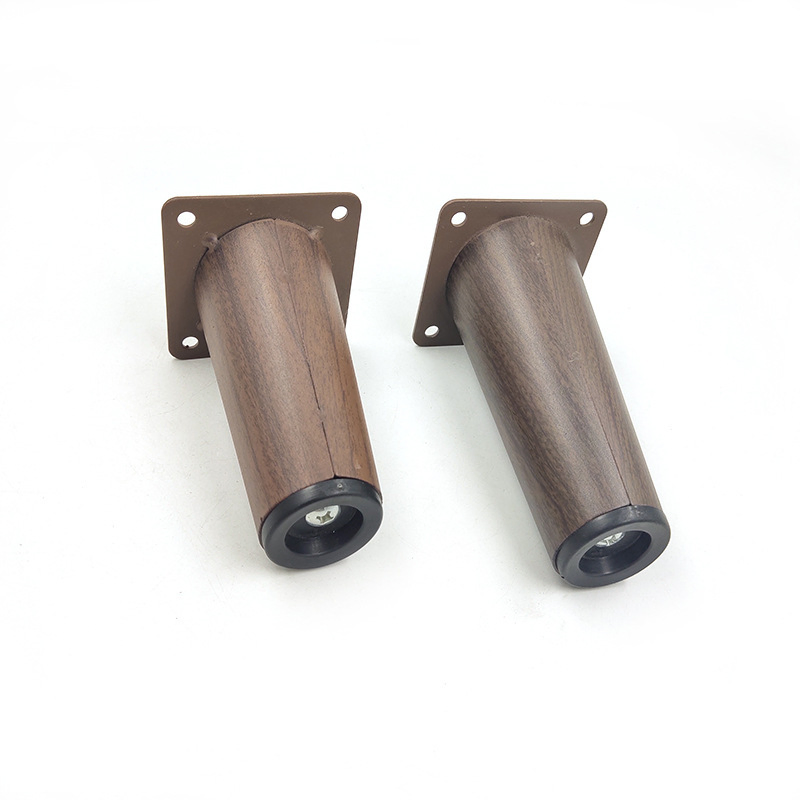 Wood Grain Gold Bathroom Cabinet Support Retro Tea Table Furniture Hardware Sofa Legs