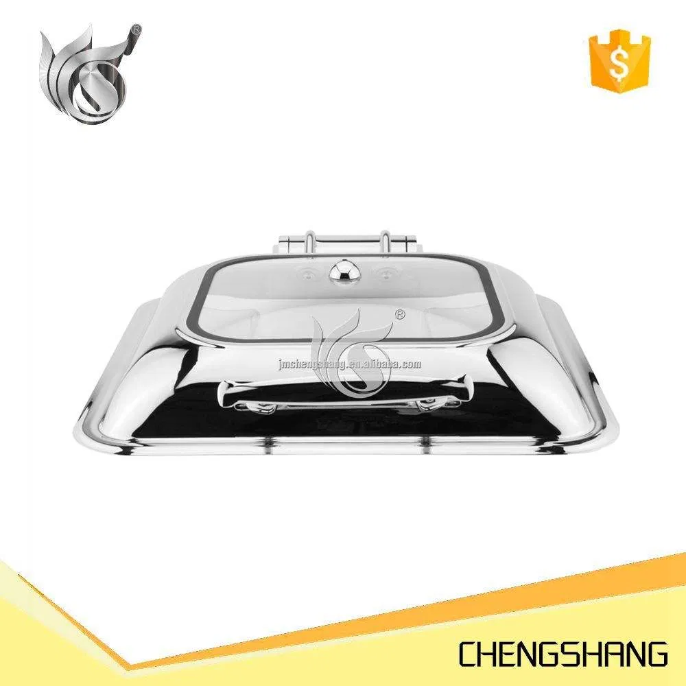 Five Stars Hotel Buffet Reception Common Use Food Heater Stainless Steel Hydraulic Chafing Dish