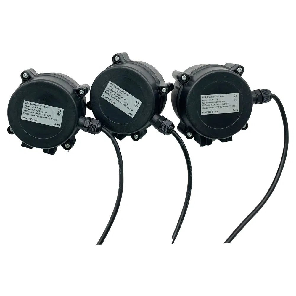 Capacitor Versatile Brushless Ec Motor AC DC 100-240V 6115 Refrigeration and HVAC Fan Motor Ecm Brushless Motor with Plastic Blade