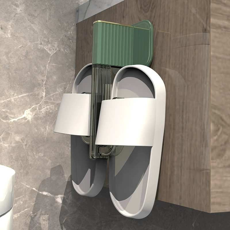 Creative Drainage Wall Mounted Shoe Rack Bathroom Slipper Storage Rack