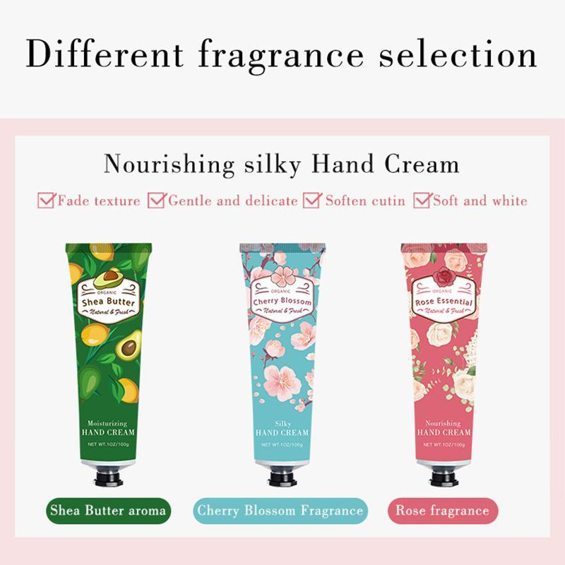 Nourishing Whitening Moisturizing Silky Shea Butter Hand Cream Hand Lotion
