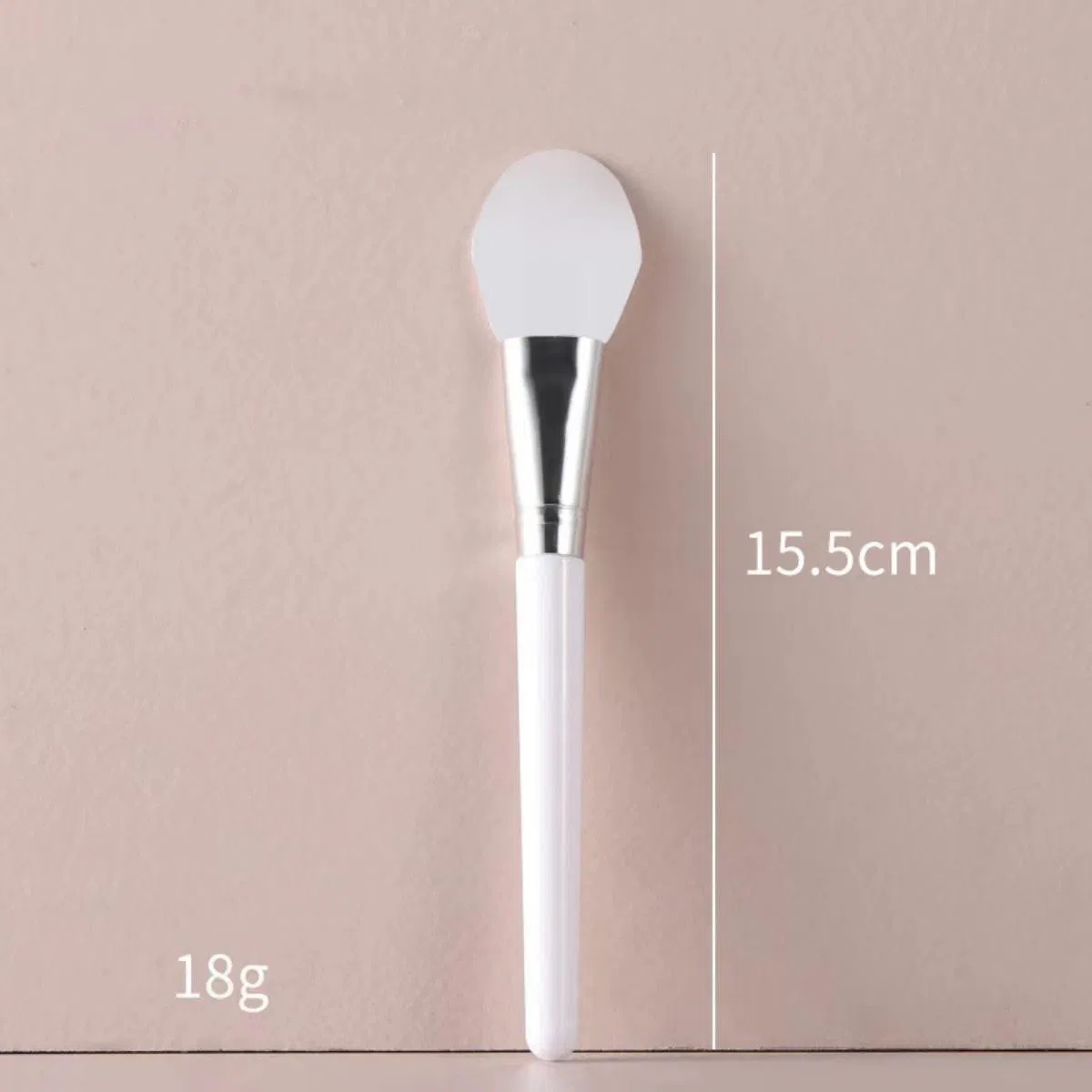 Wholesale Silicone Face Mask Brush Plastic Long Handle Facial Brush