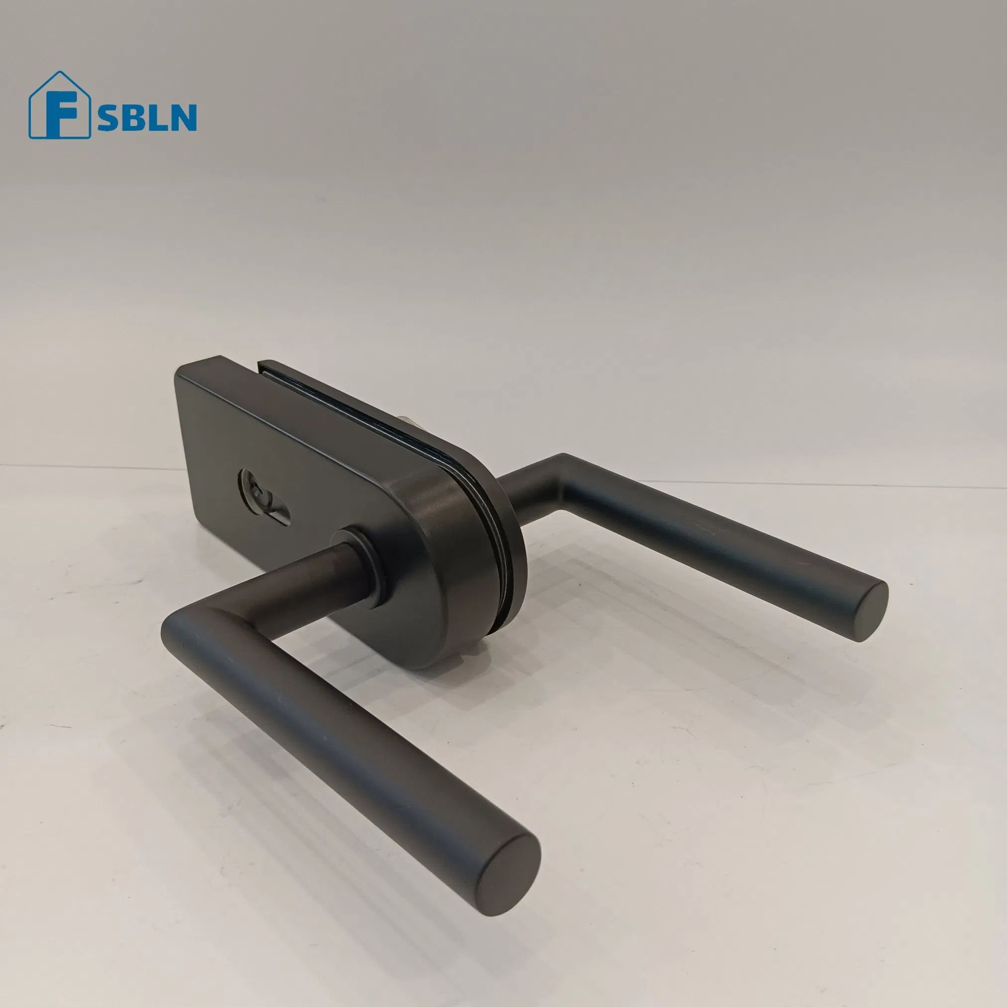 Office Furniture Aluminium Hardware Glass Hardware Flat Push Handle Door Lock Hardware Door Knob Home Door Locks