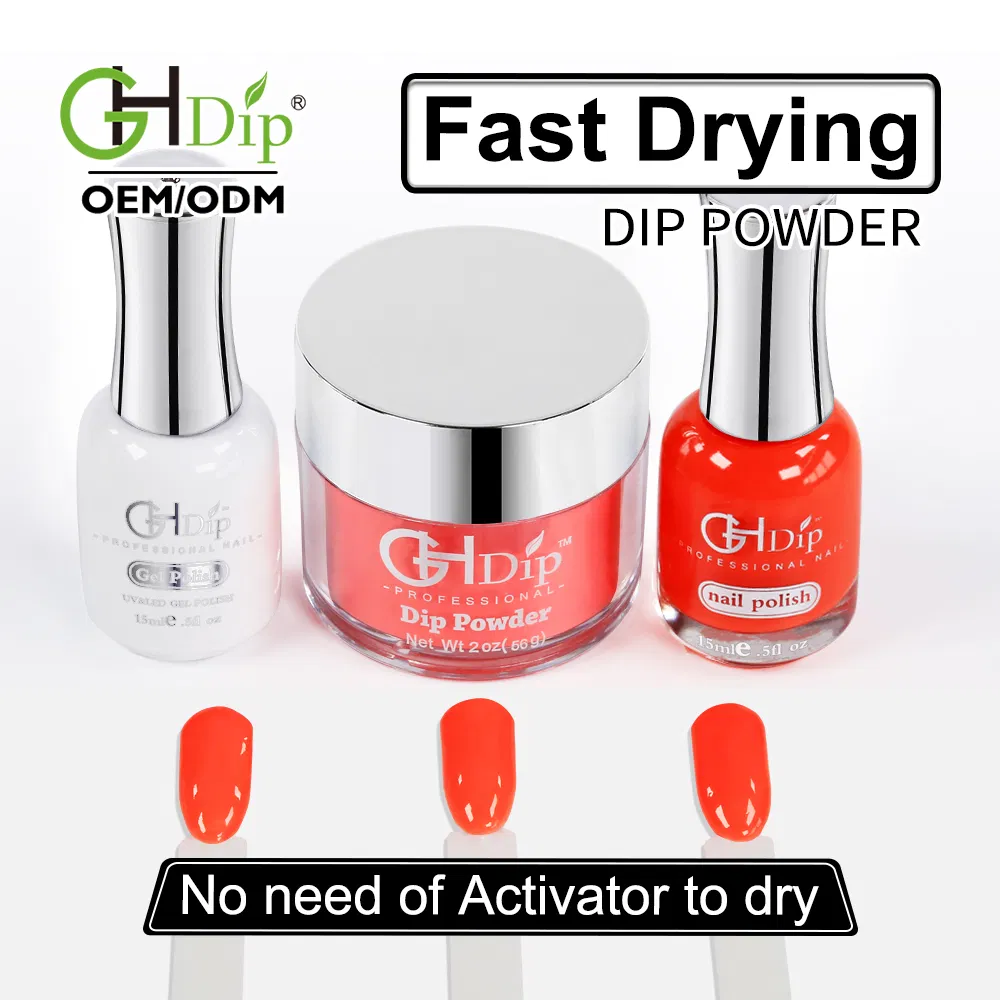 Fast Drying Dipping Powder Color Match Gel and Lacquer