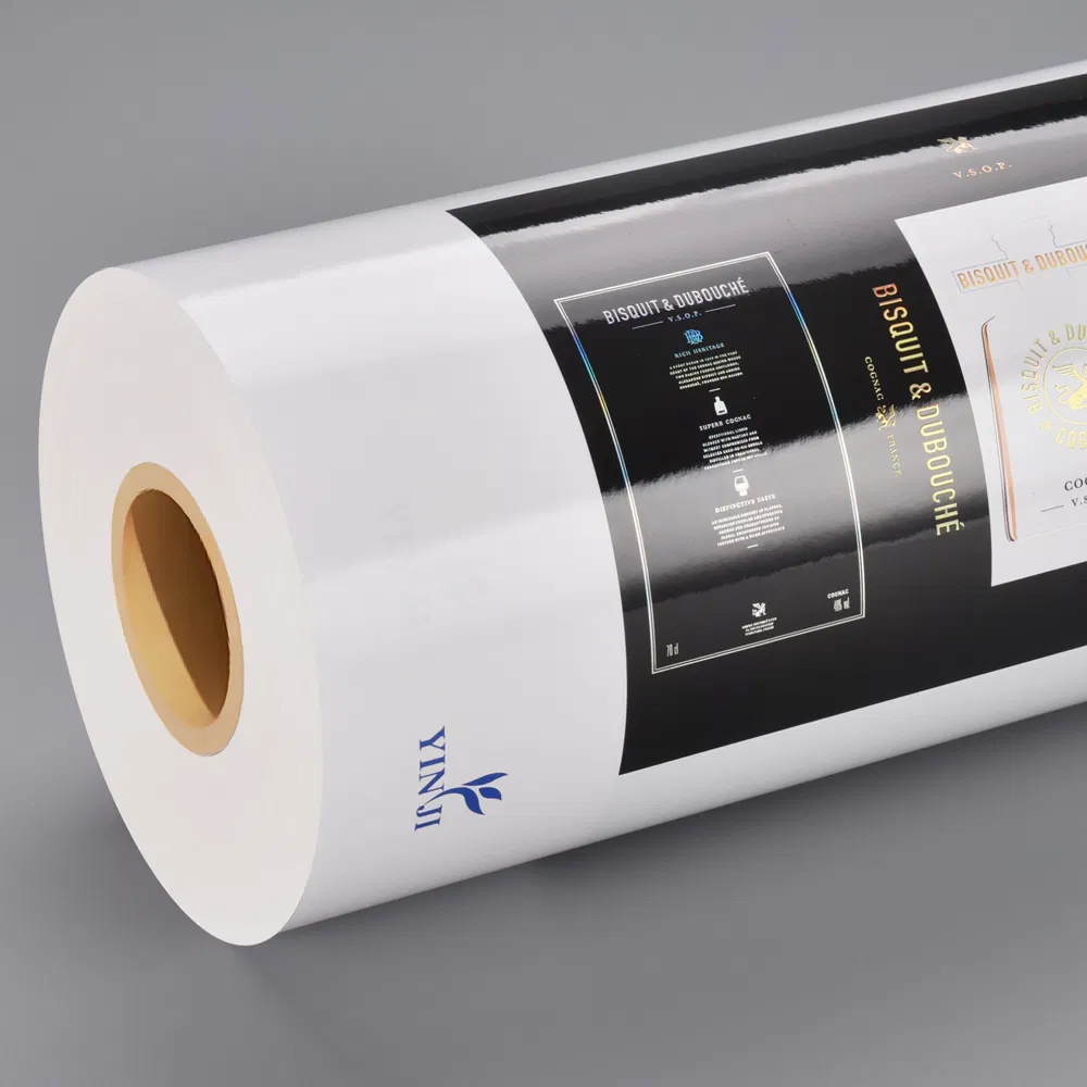 hot Kraft Labeling Carton China rollo jumbo de papel self label roll adhesive paper