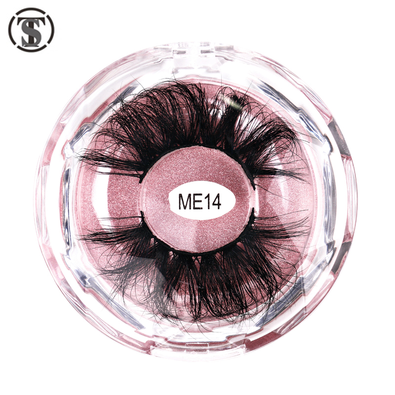 Wholesale Mascara Brush 5D Mink Eyelashes 25mm Lashes Pink Glitter Custom Box
