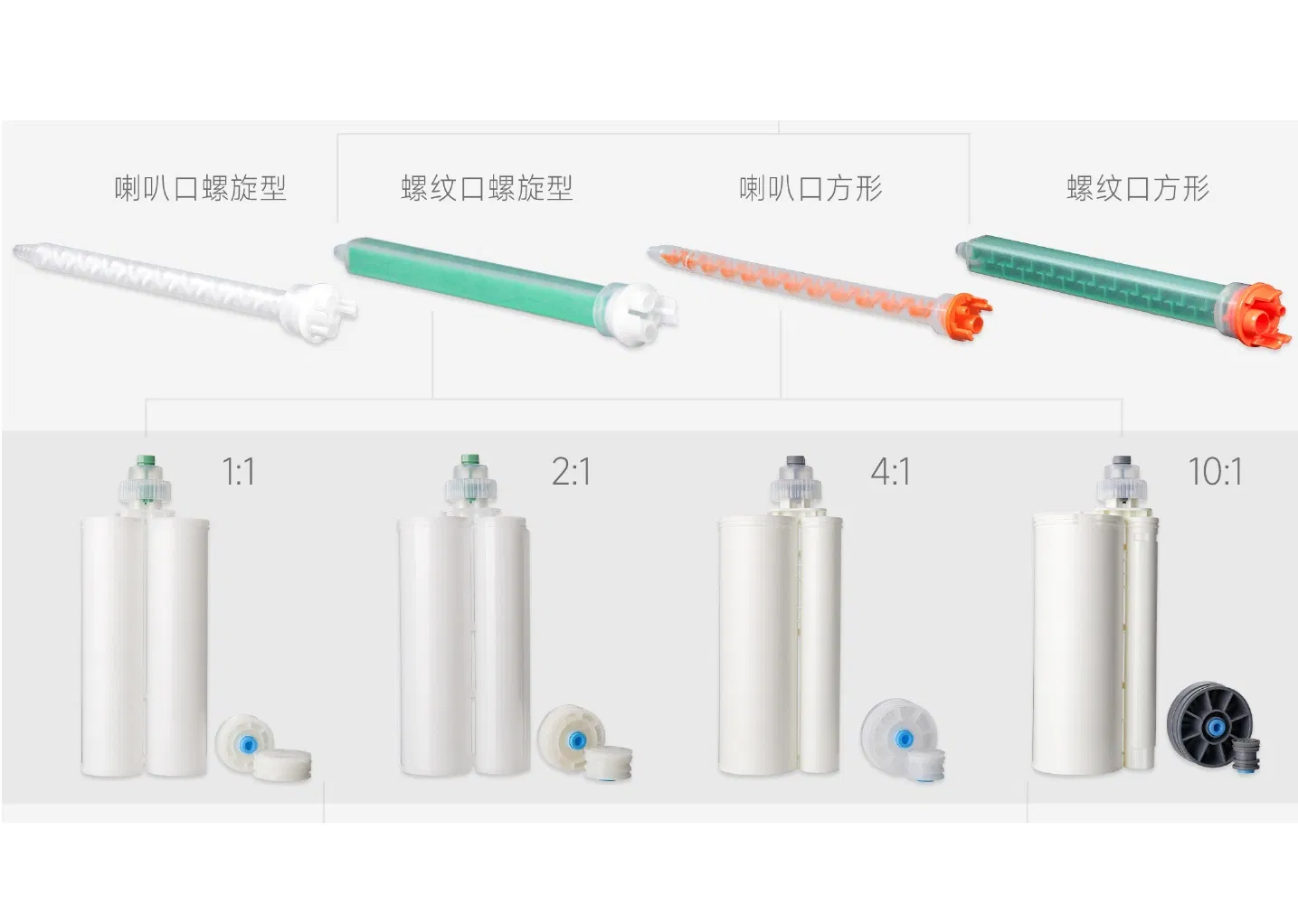 Картридж для двухкомпонентного клея F-System HJ-200-101