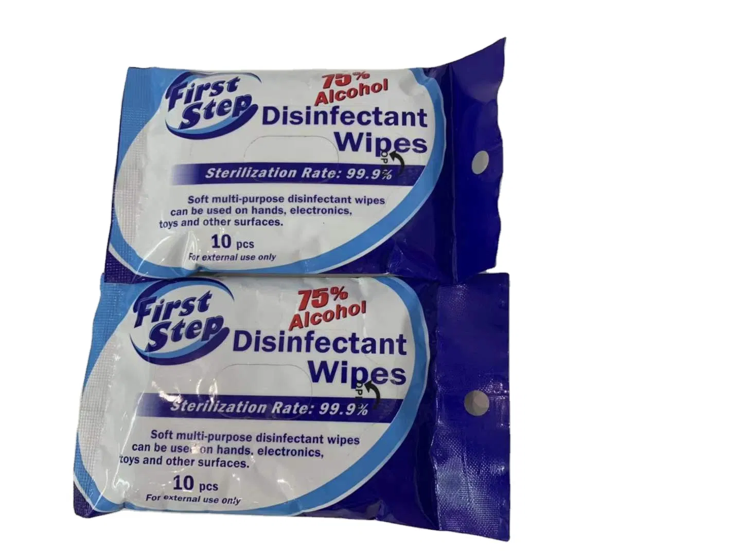10 Pack Antibacterial Hand Wipes Disinfecting Travel Size Wipes Dispenser Sanitizing Kills 99.9% of Germs