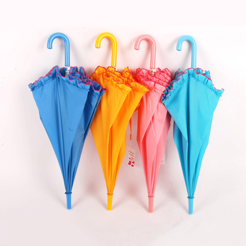 Wholesale 8K Modern Cute Custom Print Kids Girl Boy Child-Friendly Straight Umbrella for Children