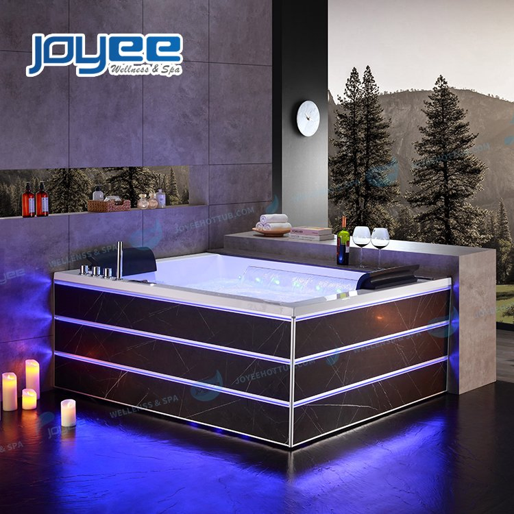 Акриловая гидромассажная ванна Joyee с LED-подсветкой