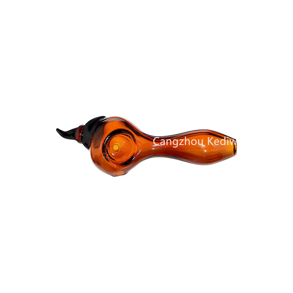 Creative Design Borosilicate Glass Hand Pipe Spoon Pipe for Smoking