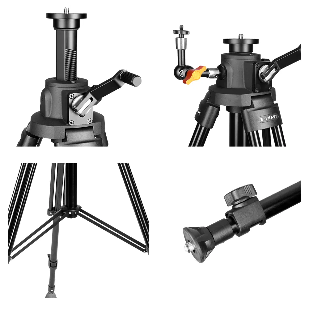 E-Image Universal Smooth Panning Elevated Camera Tripod (EG04FA3)