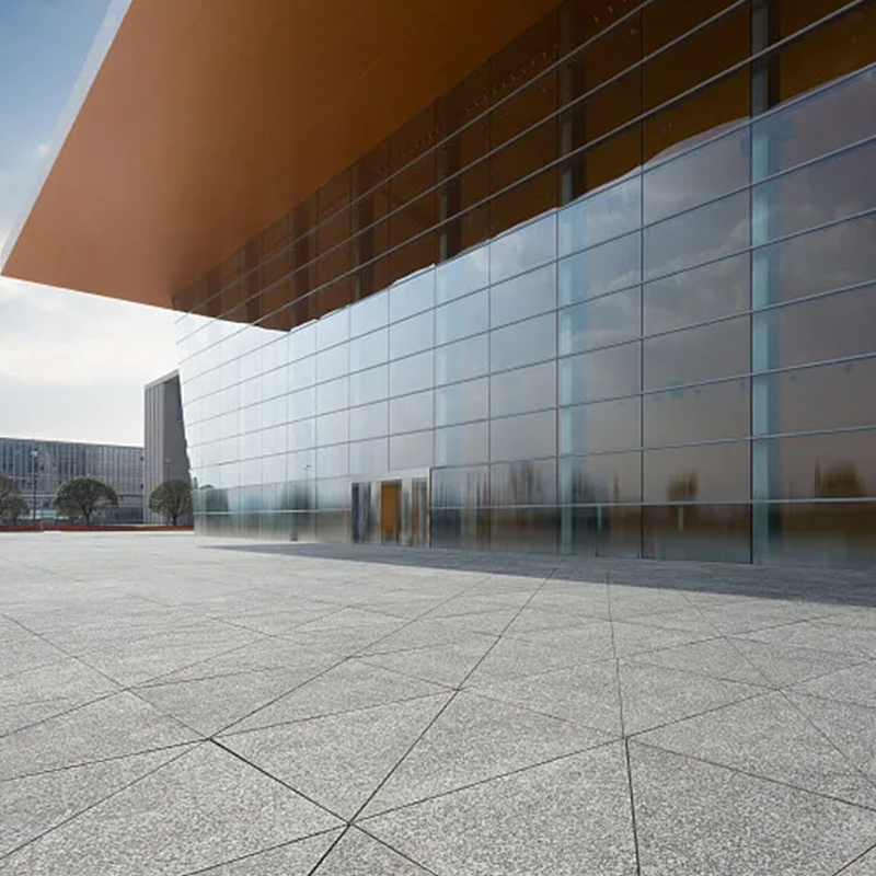 Exterior Building Metal Aluminum Curtain Wall with Toughened Tempered Glass and Structural Aluminum Framing