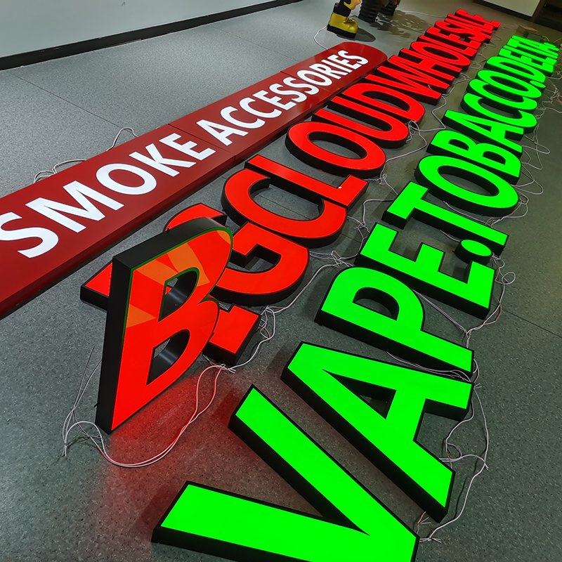 Ezd Custom Outdoor Illuminated Store LED 3D LED Channel Letter Business Sign