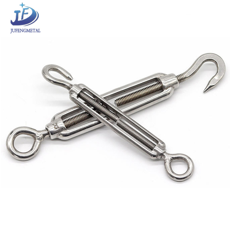 High Quality Custom European Rigging Screw Stainless Steel Hook Eye Turnbuckle