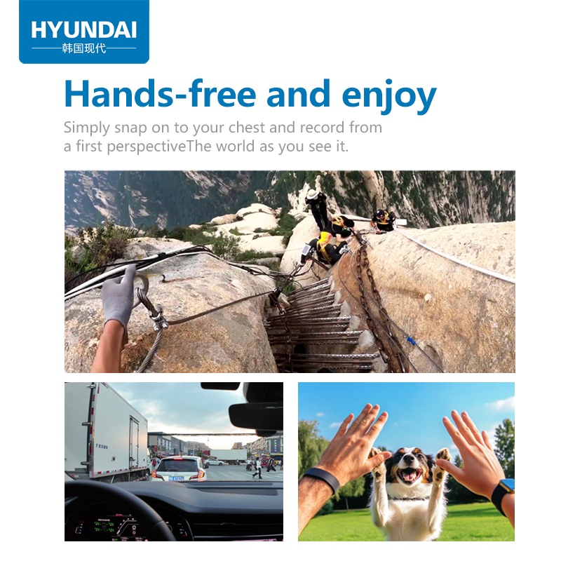 Hyundai H2 35g Thumb Camera Magnetic Halterneck Hands Free and Enjoy Recording