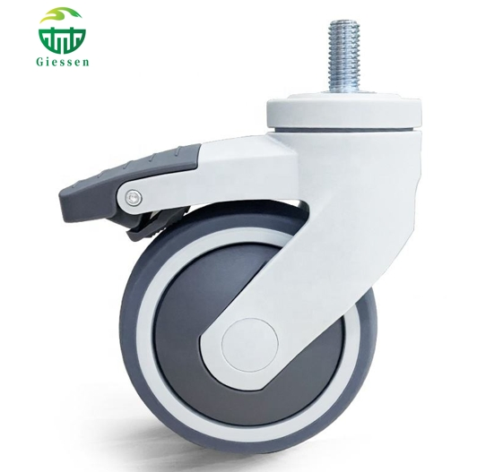 Medical Grade TPR Caster Wheels Suitable for Hospital Beds 3/4/5 Inch