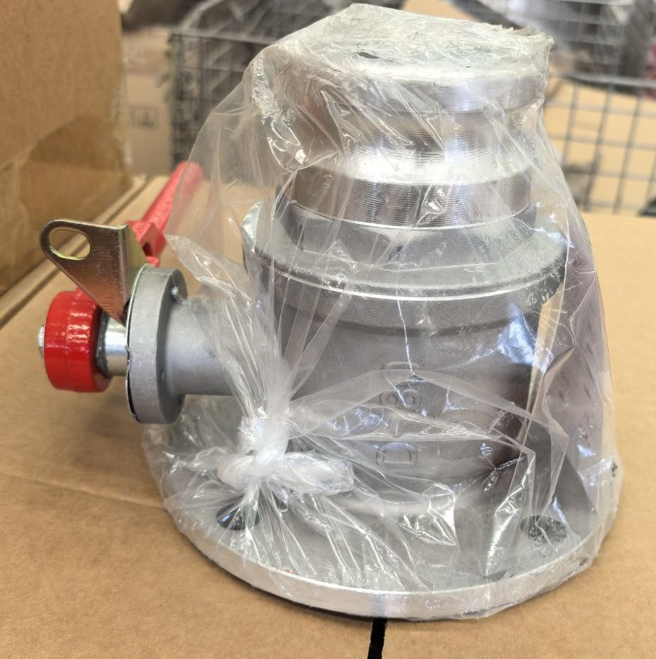 Шаровой кран алюминиевый с круглым фланцем