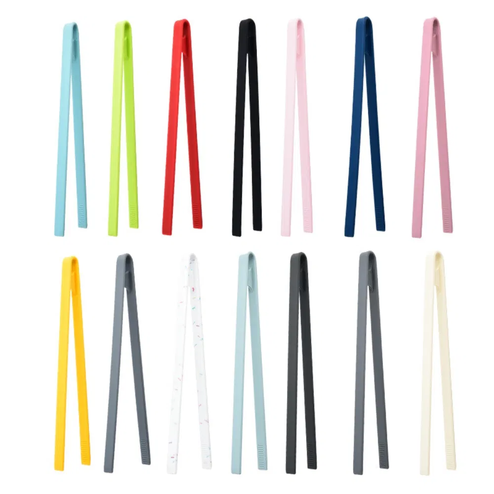 Long Handle Silicone Cooking Tongs Non-Slip Barbecue Clamp Food Grade Mi25742