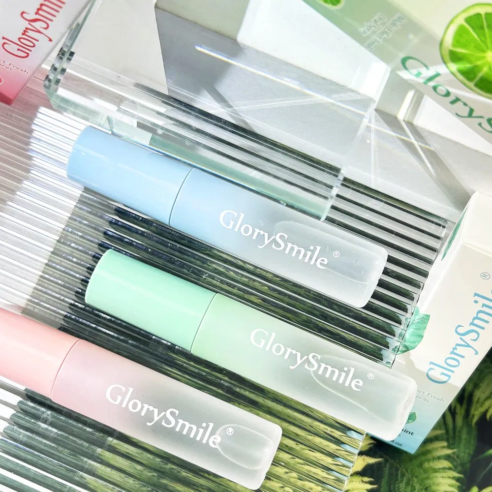 Custom Logo 17ml Oral Perfume Lime Flavor Mouthwash Freshener for Bad Breath