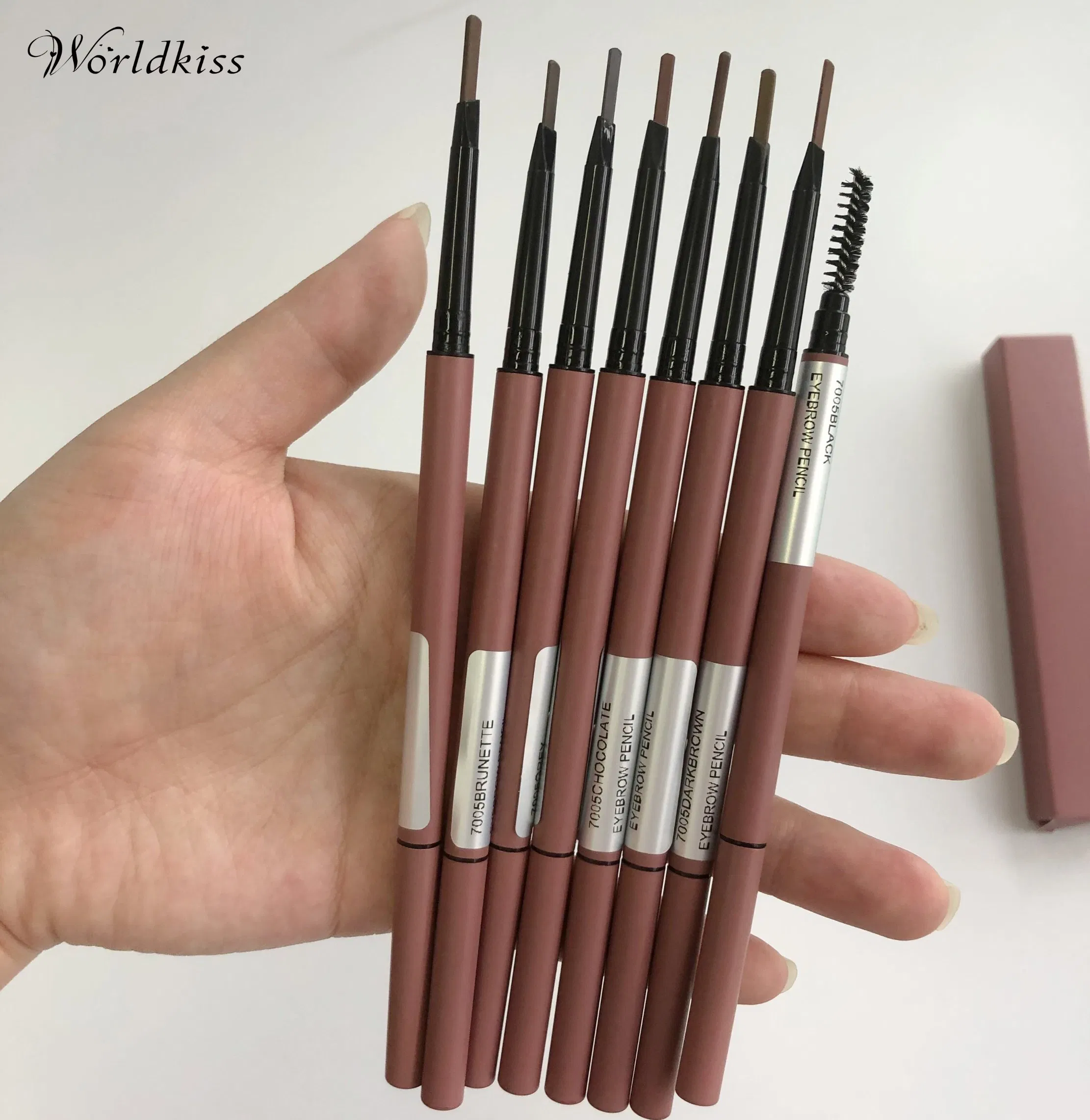 Ultra Slim Dual End High Pigment 8 Colors Eyebrow Pencil Makeup